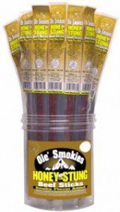 A jar of ole smokies is shown.