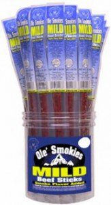 A tub of ole smokies are shown.