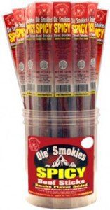 A tub of ole smokies is shown.