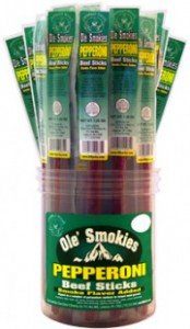 A tub of ole smokies is shown.